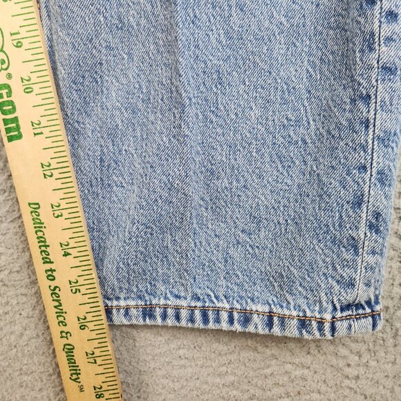 Womens Size 8S  Blue High Rise 90's Baggy Aeropostle Jeans Ripped Grunge Pants - Picture 6 of 9